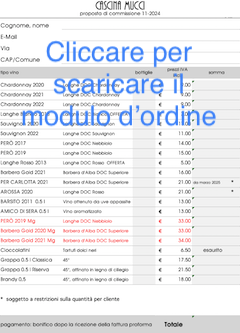scaricare il modulo d'ordine